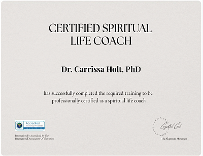 Certified Spiritual Life Coach - SLC-C